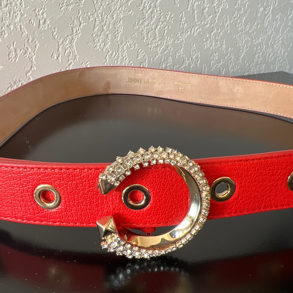 NEW ** Jimmy Choo Red Belt